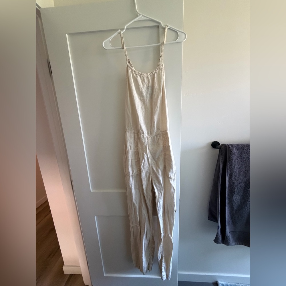 BDG Cream Jumpsuit
